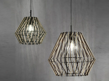 BIMBA 30810 - LED rope pendant lamp by Olé Lighting - view 2